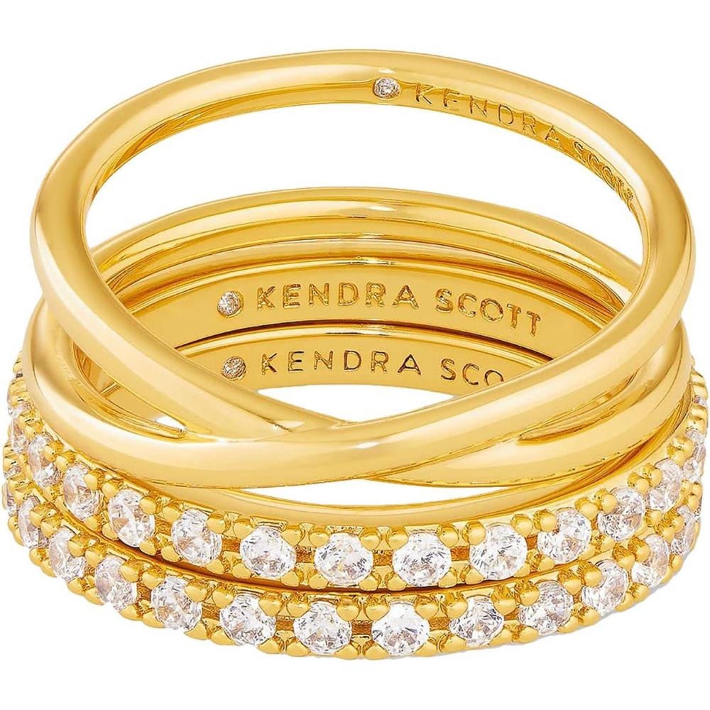 imageKendra Scott Livy Ring Set of 3GOLD METAL