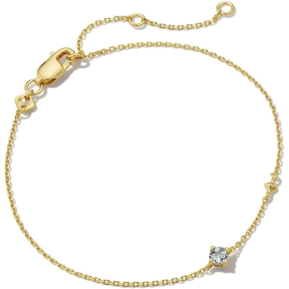 imageKendra Scott Maisie Delicate Chain BraceletAQUAMARINE VERMEIL
