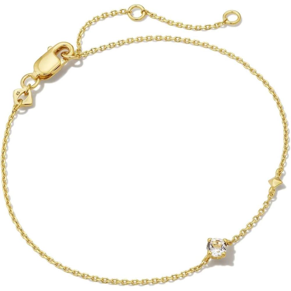 imageKendra Scott Maisie Delicate Chain BraceletWHITE TOPAZ VERMEIL