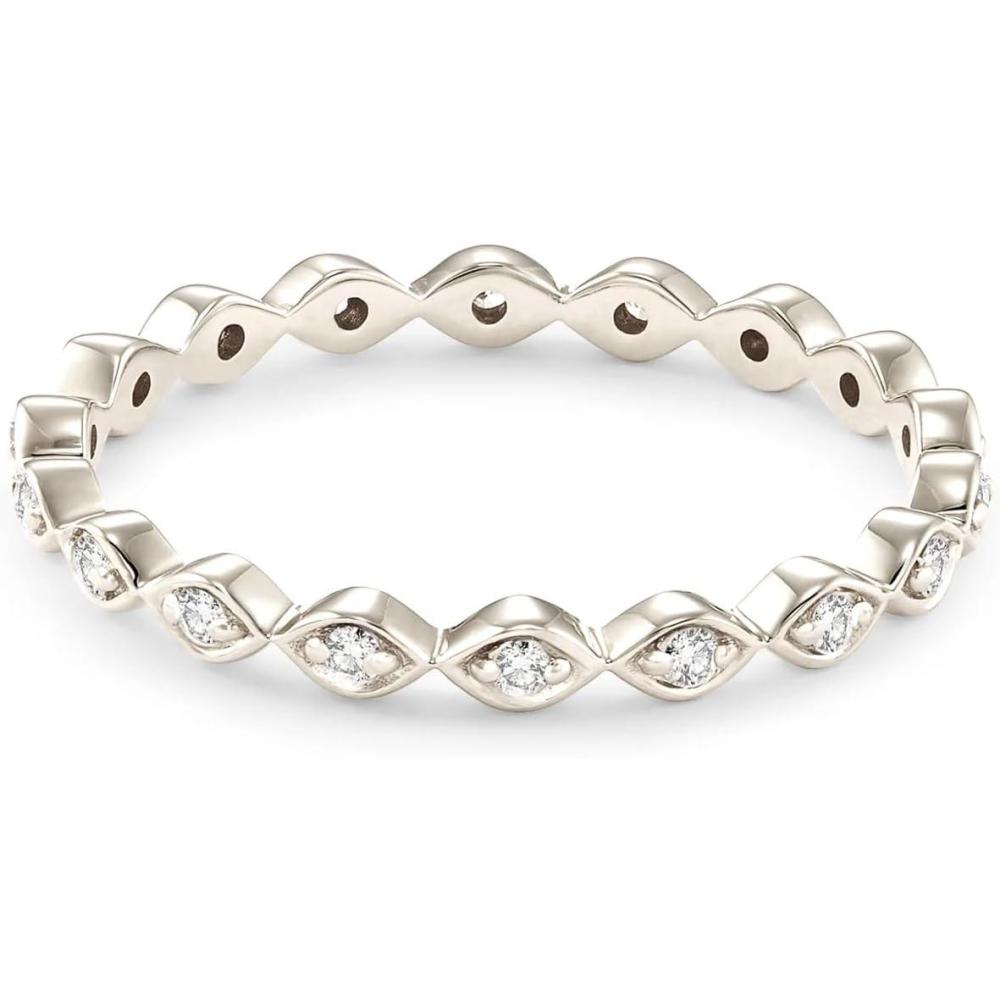 imageKendra Scott Nicolette 14k Gold Band Ring Fine Jewelry for Women14K WHITE GOLD