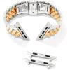 Kendra Scott Alex 5 Link Watch Bands, Compatible with Apple Watch® Series 1-8 and 20mm Samsung Galaxy Watch®(Gold  Silver  & Rose Gold Stainless Steel)
