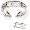 Kendra Scott Alex 5 Link Watch Bands, Compatible with Apple Watch® Series 1-8 and 20mm Samsung Galaxy Watch®(Silver Stainless Steel)