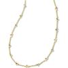 Kendra Scott Ari & Haven Heart Necklace Gift Set, Fashion Jewelry for Women(GOLD – WHITE CUBIC ZIRCONIA)