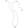 Kendra Scott Ashton Pendant Necklace in White Pearl, Fashion Jewelry for Women(RHODIUM – WHITE PEARL)