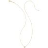 Kendra Scott Audrey Pendant Necklace .15C, 18k Yellow Gold, White Diamond