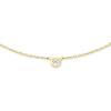 Kendra Scott Audrey Pendant Necklace, Fine Jewelry for Women(14K GOLD – WHITE DIAMOND)