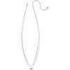 Kendra Scott Brooke Multi-Strand Necklace for Women, Fashion Jewelry(RHODIUM METAL)