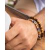 Kendra Scott Cade Beaded Bracelet for Men, Fine Jewelry(BROWN TIGERS EYE)