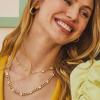 Kendra Scott Cailin Crystal Strand Necklace in White Cubic Zirconia, Fashion Jewelry For Women(GOLD – WHITE CUBIC ZIRCONIA)
