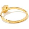 Kendra Scott Davie Pearl 18k Gold Vermeil Band Ring(WHITE PEARL)