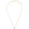 Kendra Scott Davie Pendant Necklace in 18K Gold Vermeil, Fine Jewelry for Women, Aquamarine