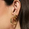 Kendra Scott Davie Wide Huggie Earring, 18k Gold Vermeil