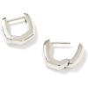 Kendra Scott Davie Wide Huggie Earring, Sterling Silver