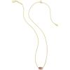 Kendra Scott Grayson Crystal Pendant Necklace, Fashion Jewelry for Women(Gold Pink Ombre)