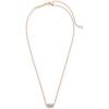Kendra Scott Grayson Crystal Pendant Necklace, Fashion Jewelry for Women(ROSE GOLD – WHITE CUBIC ZIRCONIA)