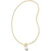 Kendra Scott Leighton Pearl Chain Necklace(GOLD – WHITE PEARL)