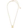 Kendra Scott Letters A-Z Pendant Necklace for Women, Fashion Jewelry, 14k Gold-Plated Brass(Letter B)