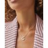 Kendra Scott Letters A-Z Pendant Necklace for Women, Fashion Jewelry, 14k Gold-Plated Brass(Letter G)