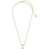 Kendra Scott Letters A-Z Pendant Necklace for Women, Fashion Jewelry, 14k Gold-Plated Brass(Letter I)