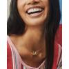Kendra Scott Letters A-Z Pendant Necklace for Women, Fashion Jewelry, 14k Gold-Plated Brass(Letter M)
