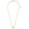 Kendra Scott Letters A-Z Pendant Necklace for Women, Fashion Jewelry, 14k Gold-Plated Brass(Letter N)