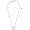 Kendra Scott Letters A-Z Pendant Necklace for Women, Fashion Jewelry, 14k Gold-Plated Brass(Letter O)