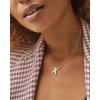 Kendra Scott Letters A-Z Pendant Necklace for Women, Fashion Jewelry, 14k Gold-Plated Brass(Letter X)