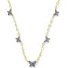 Kendra Scott Lillia Crystal Strand Necklace, Fashion Jewelry for Women(GOLD – BLUE CRYSTAL)