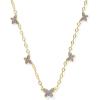 Kendra Scott Lillia Crystal Strand Necklace, Fashion Jewelry for Women(GOLD – VIOLET CRYSTAL)
