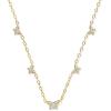 Kendra Scott Lillia Crystal Strand Necklace, Fashion Jewelry for Women(GOLD – WHITE CRYSTAL)
