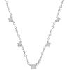 Kendra Scott Lillia Crystal Strand Necklace, Fashion Jewelry for Women(RHODIUM – WHITE CRYSTAL)