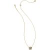 Kendra Scott Soccer Short Pendant Necklace, Fashion Jewelry for Women(GOLD)