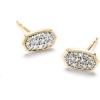 Kendra Scott White Diamond Marisa Stud Earrings in 14k Gold, Fine Jewelry for Women(14K YELLOW GOLD – CRYSTAL CLEAR DIAMOND)