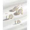 Kendra Scott White Diamond Marisa Stud Earrings in 14k Gold, Fine Jewelry for Women(14K YELLOW GOLD – CRYSTAL CLEAR DIAMOND)