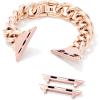 Kendra Scott Whitley Chain Watch Bands, Compatible with Apple Watch® and 20mm Samsung Galaxy Watch®(Rose Gold Tone Stainless Steel)