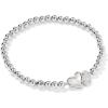 Kendra Scott Ari Heart Emilie Stretch Bracelet, Fashion Jewelry for Women(IVORY MOP/IRIDESCENT DRUSY)