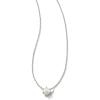 Kendra Scott Ashton Pendant Necklace in White Pearl, Fashion Jewelry for Women(RHODIUM – WHITE PEARL)