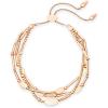 Kendra Scott Chantal Beaded Bracelet for Women(ROSE GOLD – ROSE GOLD METAL)