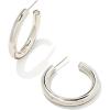 Kendra Scott Colette Large Hoop Earrings, Fashion Jewelry for Women(RHODIUM)