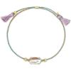 Kendra Scott Everlyne Cord Friendship Bracelet, Fashion Jewelry for Women(GOLD – DICHROIC GLASS)