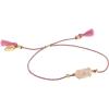 Kendra Scott Everlyne Cord Friendship Bracelet, Fashion Jewelry for Women(Gold Rose Quartz)