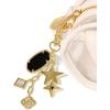 Kendra Scott Game Day Bag Charm, Fashion Jewelry for Women(Gold – Black Agate)