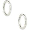 Kendra Scott Gina Seamless Huggie Earrings, Fine Jewelry for Women(14K WHITE GOLD)