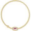 Kendra Scott Grayson Crystal Stretch Bracelet, Fashion Jewelry for Women(GOLD – DICHROIC GLASS)