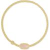 Kendra Scott Grayson Crystal Stretch Bracelet, Fashion Jewelry for Women(GOLD – ROSE QUARTZ)