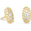 GOLD - WHITE CUBIC ZIRCONIA