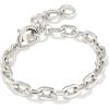 Kendra Scott Korinne Chain Bracelet, Fashion Jewelry for Women(RHODIUM)