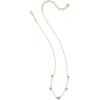 Kendra Scott Lillia Crystal Strand Necklace, Fashion Jewelry for Women(GOLD – VIOLET CRYSTAL)
