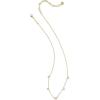 Kendra Scott Lillia Crystal Strand Necklace, Fashion Jewelry for Women(GOLD – WHITE CRYSTAL)