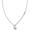 Kendra Scott Maisie Sterling Silver Pendant Necklace(WHITE PEARL)